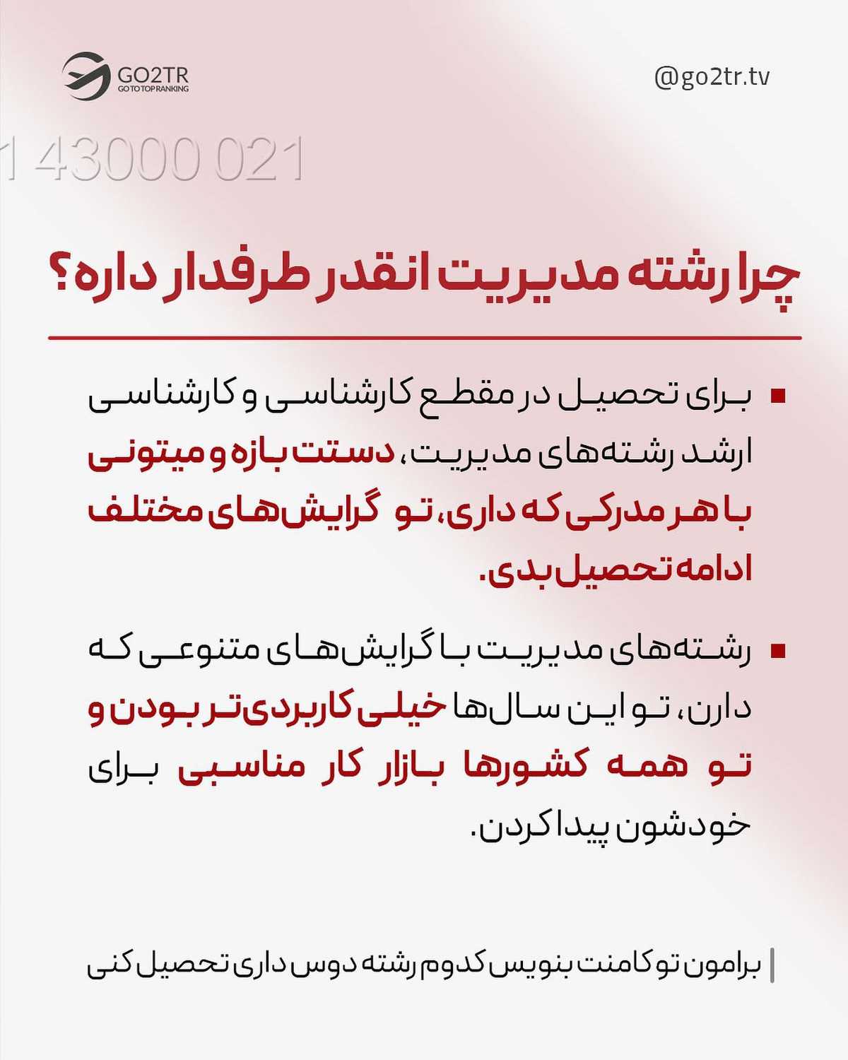 نتیجه کنکور ارشدت چطور بود؟ برای تحصیل ارشد تو هلند، این فرصت ویژه رو از دست ن