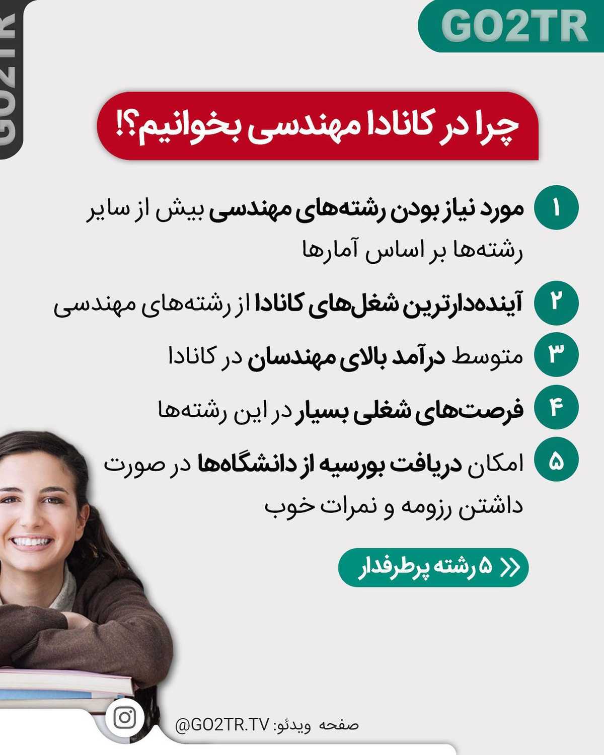 🇨🇦 طرفدارای تحصیل با بورسیه تو کانادا بگو کجا نقص مدارک داری تا کمکت کنیم ✌
