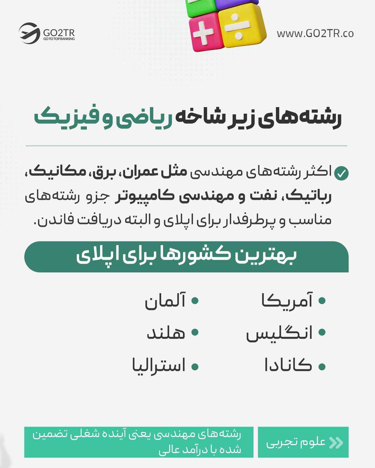 با این رشتهها، اپلای نکن! 🫢 به جاش برو رشتههایی که شانس بورسیه گرفتنت صد