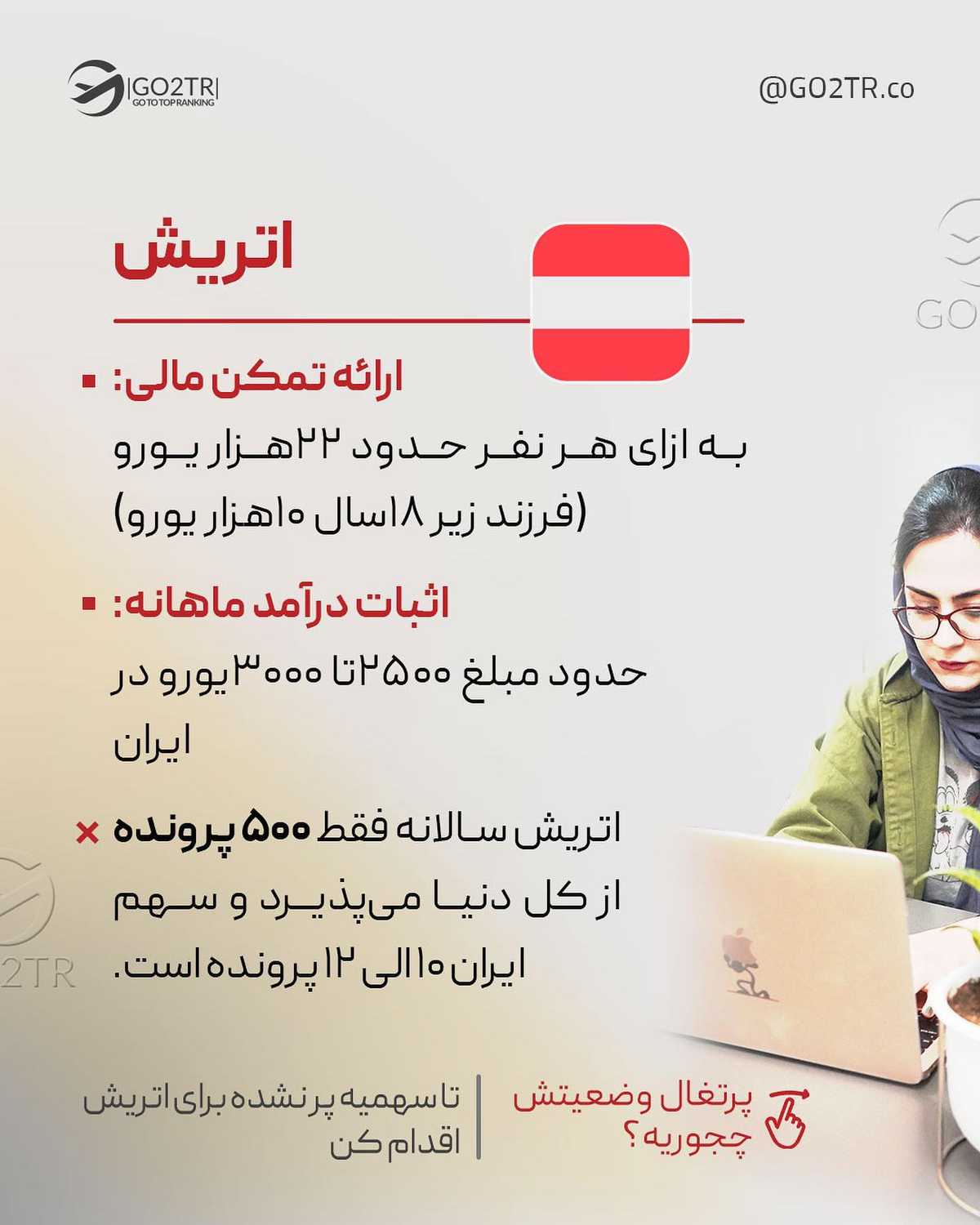 با سرمایه‌ات واسه کدوم کشورهای بالا میتونی اقدام کنی؟ . • ✅در این روش فقط با