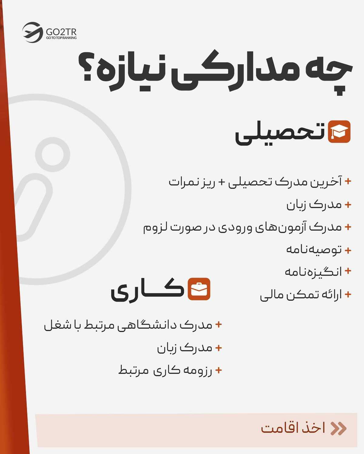 انتخاب تو چیه؟ تحصیلی مهاجرت می‌کنی یا کاری؟ . . ✅تقریبا یکی از بیشترین سوال