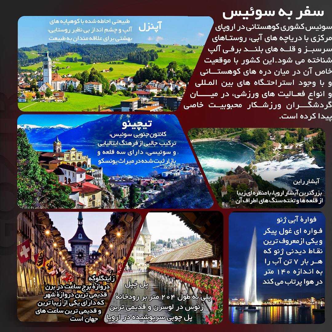 ▪️ چکیده اطلاعات در مورد کشور سوئیس ▪️ #سوئیس #مهاجرت #تحصیل #پذیرش #go2tr #go2tr_sw
