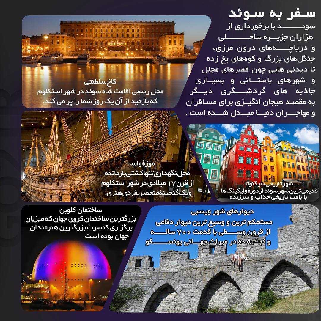 ▪️ چکیده اطلاعات در مورد کشور سوئد ▪️ #سوئد #مهاجرت #پذیرش #تحصیل #go2tr #go2tr_sweden