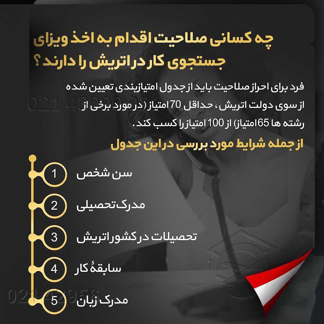 شش ماه فرصت داری تو این کشور دنبال کار بگردی 🤩 🇦🇹 . • کشورهای محدودی هستند 