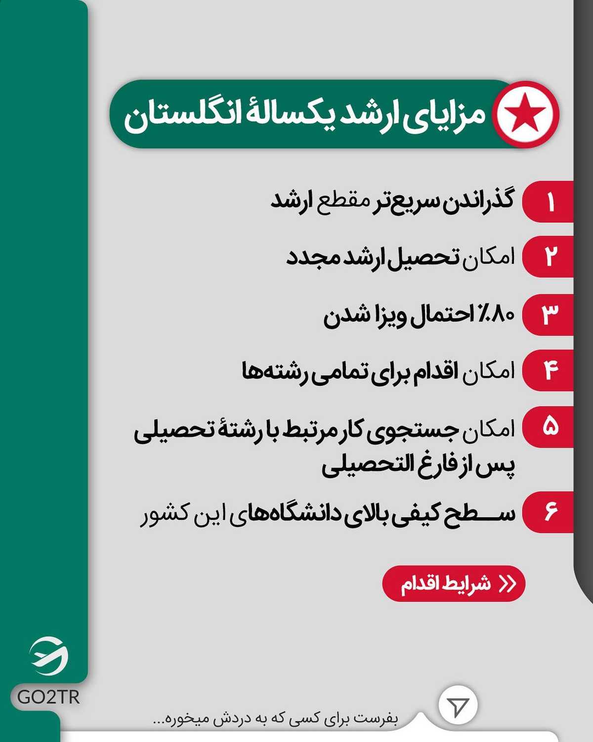 یک جلسه مشاوره رایگان مهاجرت برای یک علاقمند مهاجرت به انگلیس که این پایین کا