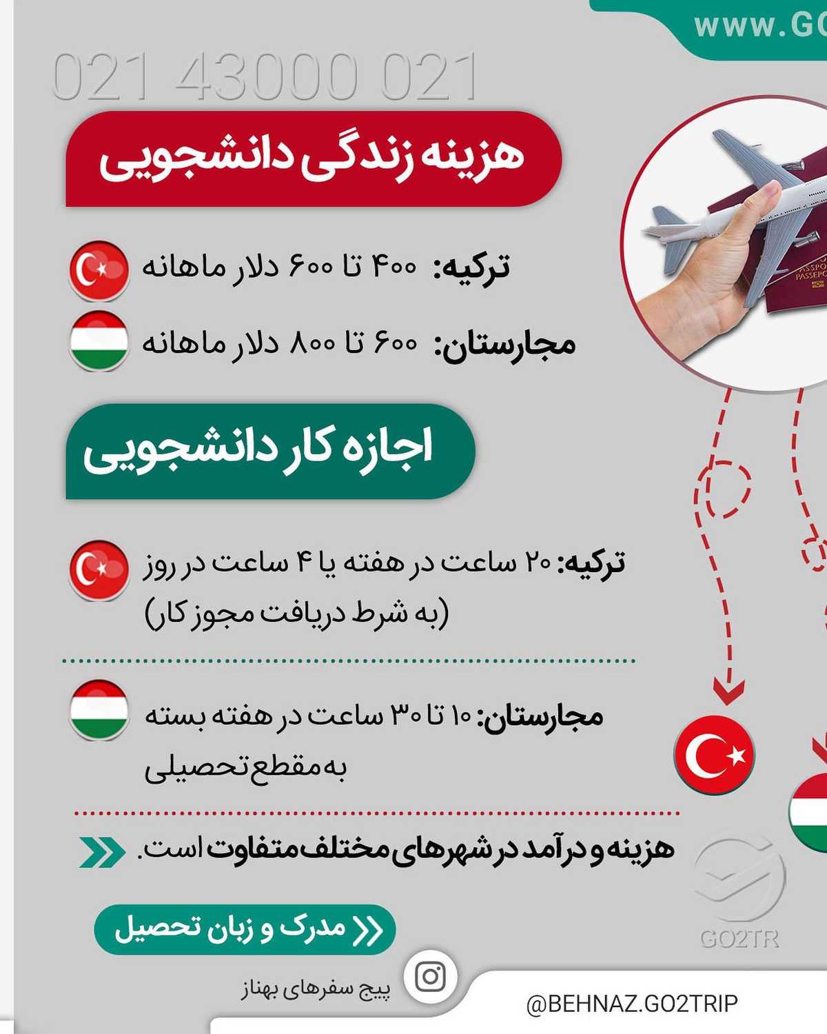 دو کشور پل خوب برای برداشتن اولین قدم مهاجرتت... 🤩 این کپشنو بخون حتما ❗️ . •