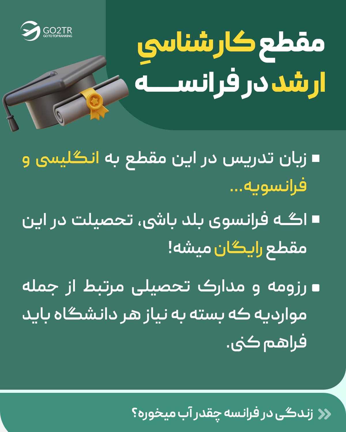 اینه که میگن، فرانسه برای تحصیل جای خوبیه...🧐📚 . . ✅فرانسه، مهاجرت تحصیلی رو