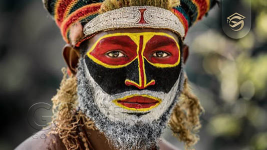 نوع پوشش مردم پاپوآ گینهٔ نو